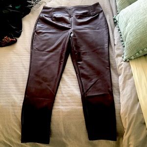 Dex faux leather leggings, NWT